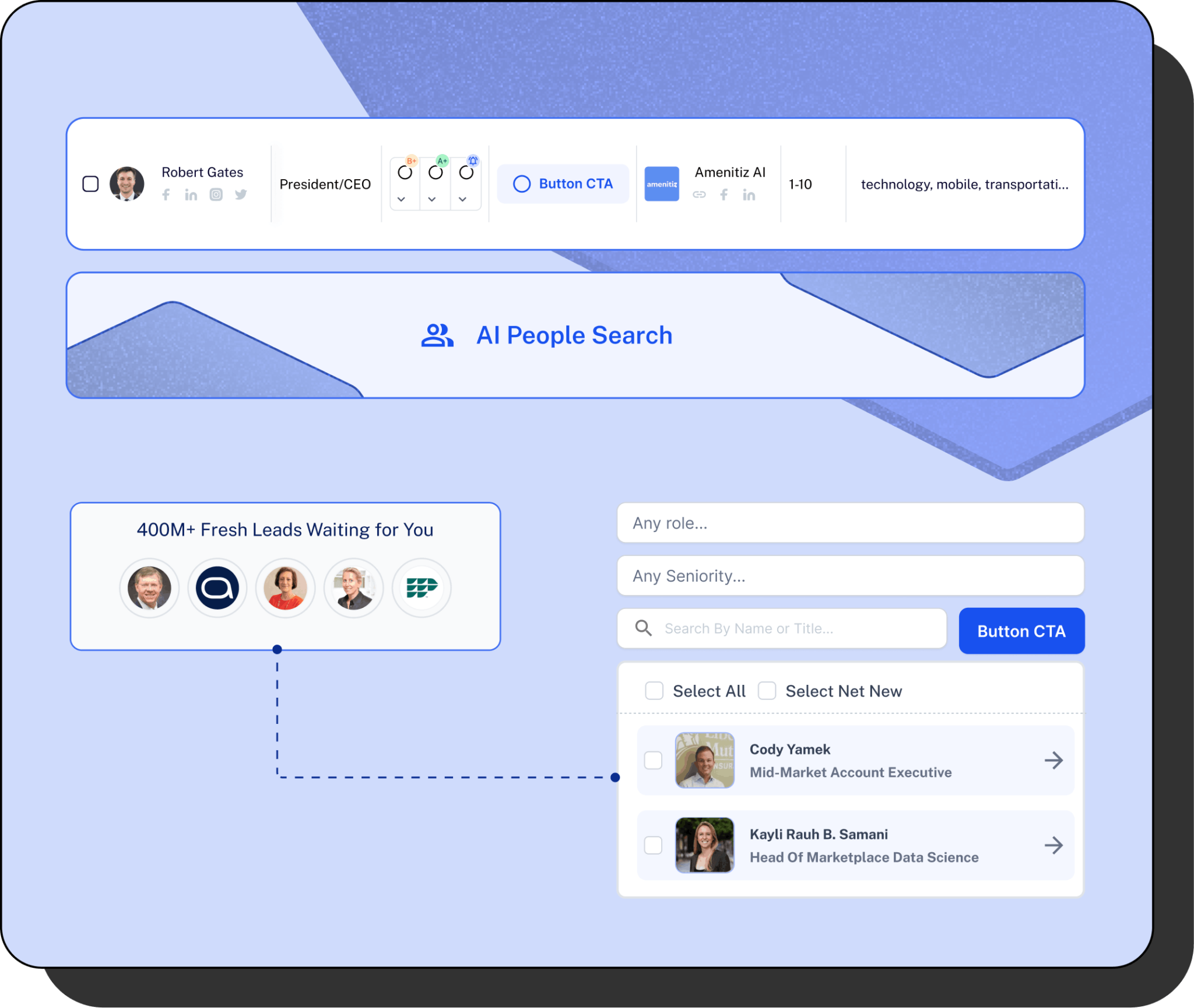 AI Ark contact enrichment preview